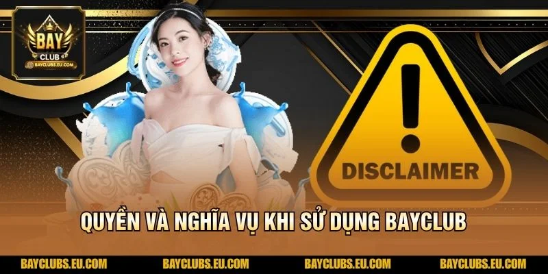 Miễn trừ trách nhiệm BayClub – An tâm trải nghiệm, rõ quyền lợi 2 Quyền và nghĩa vụ khi sử dụng BayClub